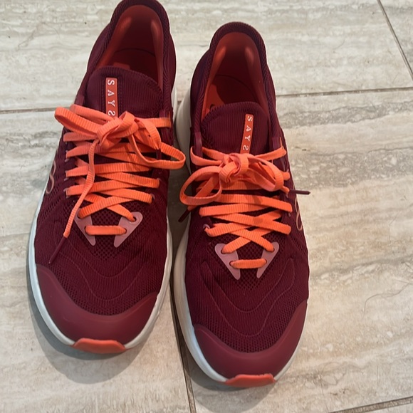 Saysh by Allison Felix, the Felix Runner. These are women’s size 8. Color Fire. - Picture 4 of 5